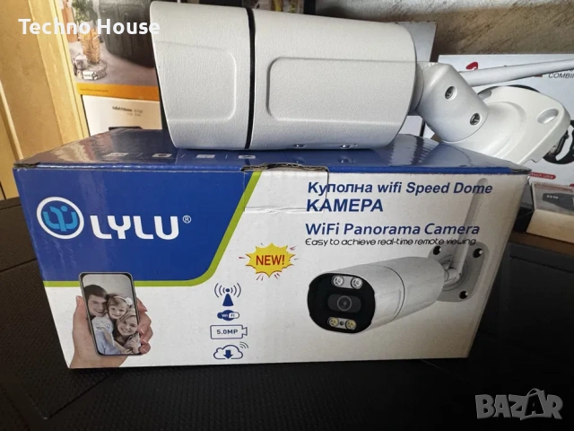 Външна 5MPX WiFi камера с метален корпус, нощно виждане до 40м, снимка 2 - IP камери - 53159673