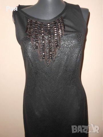 Елегантна черна рокля MAX&Co, снимка 4 - Рокли - 27420513