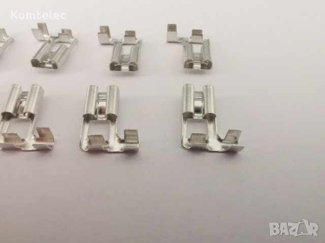 10 бр.  Конектор ъглов с контра 6.3 мм за автомобили, фарове , снимка 2 - Друга електроника - 35366701