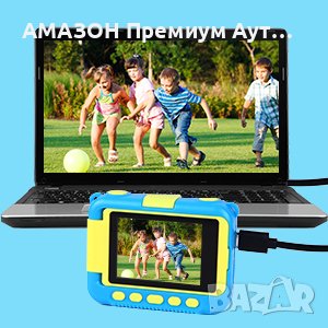 Детска HD Екшън камера/водоустойчив 180° Въртящ се фотоапарат 20MP/подводен спорт/32GB SD карта, снимка 10 - Камери - 43894289
