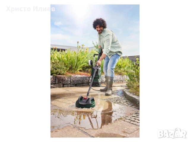 Parkside Накрайник за водоструйка за почистване на под четка  с въртяща се дюза PFR 28 B3, снимка 5 - Парочистачки и Водоструйки - 52832797