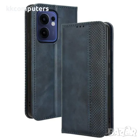 Oppo Reno13 5G Retro Texture Wallet Калъф и Протектор, снимка 2 - Калъфи, кейсове - 49894706