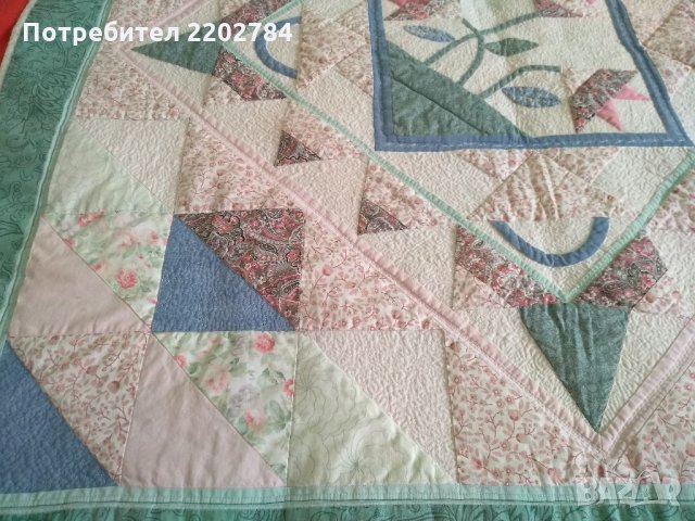 Пачуърк покривка за легло,диван, снимка 5 - Покривки за легло - 34723669