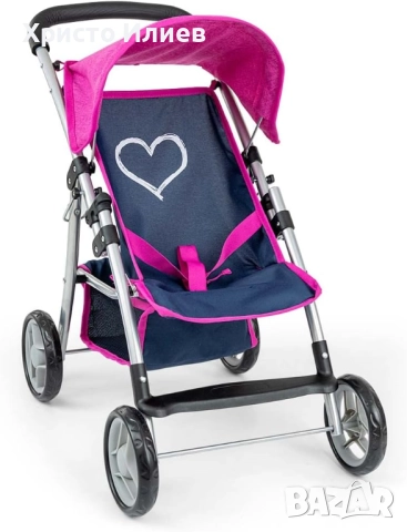Количка за кукли сгъваема Детска количка за бебета, снимка 3 - Кукли - 52761529