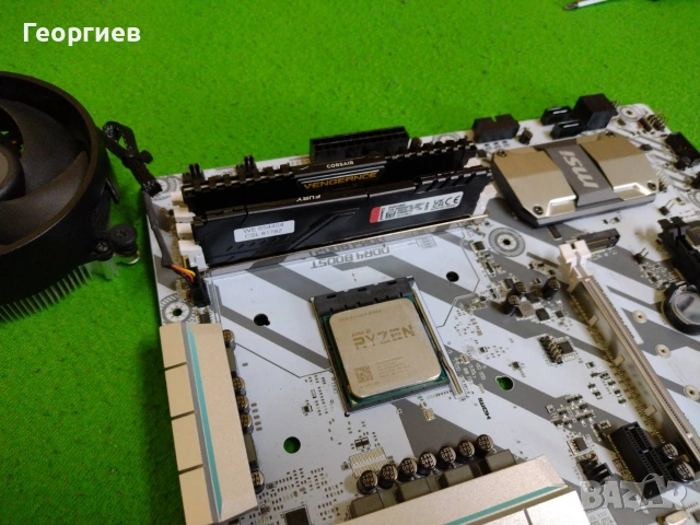 Комплект MSI B350 + Ryzen 7 2700x + 16gb ram ddr4, снимка 7 - Дънни платки - 53292253