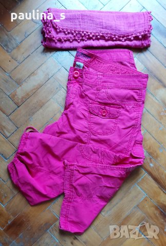 Еластични розови дънкови бермуди "Arizona" jean&Сo. / голям размер, снимка 3 - Къси панталони и бермуди - 14361266