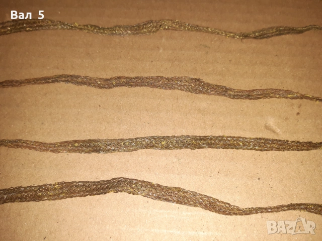 Стара автентична сърма - лента за пищимал , носия - 370 см, снимка 6 - Антикварни и старинни предмети - 53166762