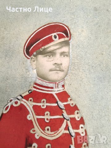УНИКАЛНА ВОЕННА КАРТИНА РИСУНКА на ЦАРСКИ ЛЕЙБ-ГВАРДЕЙСКИ КОННИК В ПАРАДНА УНИФОРМА, снимка 7 - Антикварни и старинни предмети - 40142718
