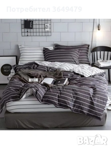 Спален комплект от 4 части, снимка 4 - Спално бельо - 53220491