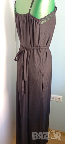 Дълга черна рокля Lollys Laundry L, снимка 2 - Рокли - 36714771