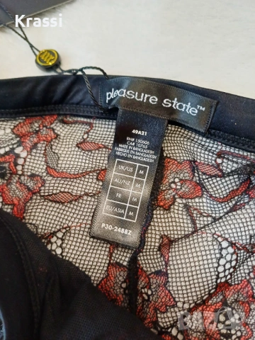 Pleasure Stare дантелени бикини М нови, снимка 3 - Бельо - 53383388