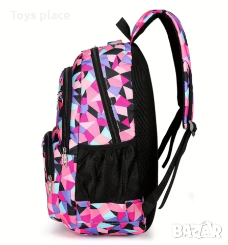 Страхотна раница за училище комплект с несесер и чанта за храна, снимка 2 - Ученически пособия, канцеларски материали - 51638624