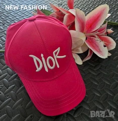 Дамски Шапки-лого Бродирано ✨CELINE ✨ PINKO ✨ DIOR✨, снимка 2 - Шапки - 50909902