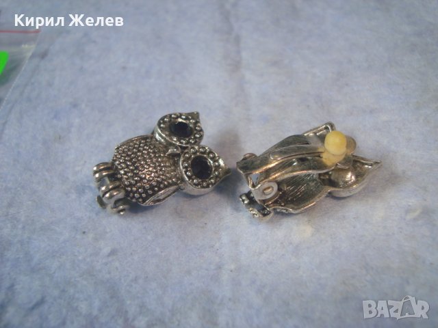 ФИГУРАЛНИ ПОСРЕБРЕНИ МОДНИ АРТ ОБЕЦИ - БУХАЛЧЕТА КЛИПС МОДЕЛ 29488, снимка 6 - Обеци - 37656771