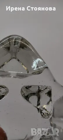 Стъклена поставка за чаена свещ/подгрев за чайник, масивно пресовано стъкло. , снимка 8 - Декорация за дома - 49377456