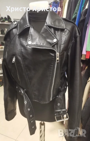 Дамско кожено яке ZARA  Размер XS