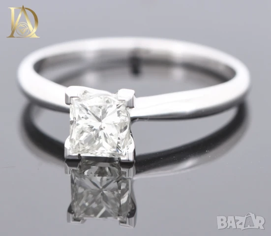 Нов Златен Пръстен с 0.86кт Естествен Диамант, снимка 2 - Пръстени - 42864291