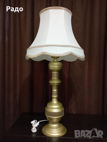 Комплект от две големи старинни лампи - лампа, снимка 2 - Настолни лампи - 51950157