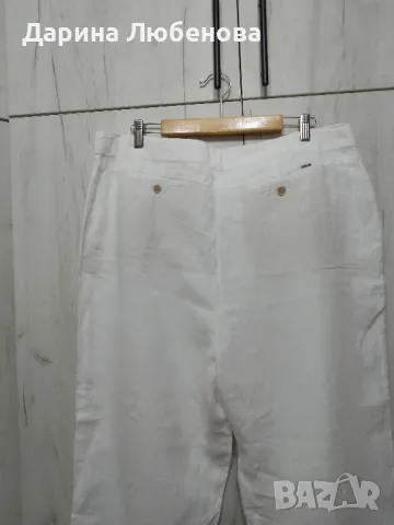 Ленен панталон с широк крачол , снимка 2 - Панталони - 49113068