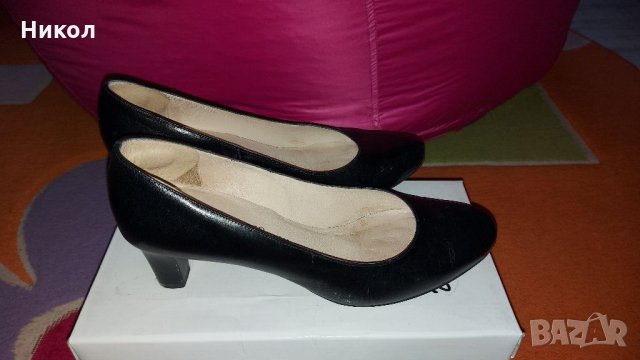 Спорно елегантни дамски обувки естествена кожа, снимка 1 - Дамски елегантни обувки - 32784991