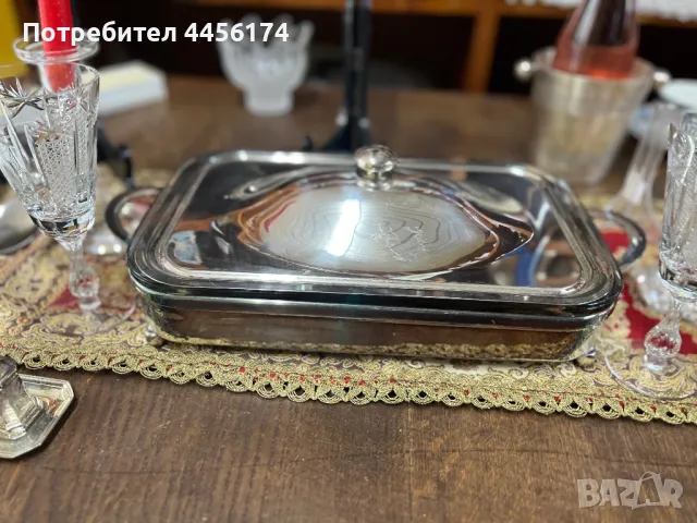 Maestri Italy Да поднесеш ястието със стил♥️ Посребрен съд за сервиране 