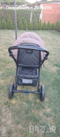 Детска количка Fintera Elegance 3 в 1 и Детска кошара Никол с люлеещ механизъм, снимка 2 - Детски колички - 51075902