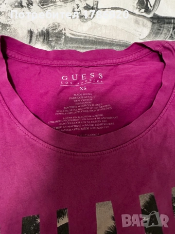 Оригинален потник GUESS "Miami" - размер XS (oversize за S/M), снимка 3 - Потници - 24945485