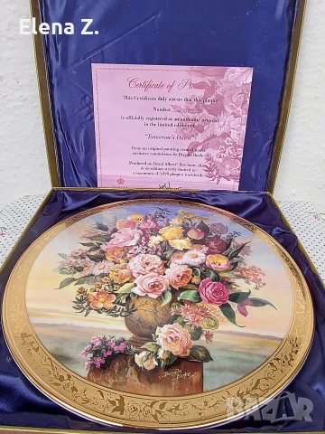 Разкошен плакет Royal Albert лимитирана серия, снимка 2 - Други - 53034909
