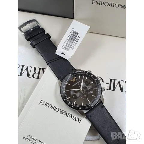 Emporio Armani AR11243 Mario Chronograph, снимка 5 - Мъжки - 47393365