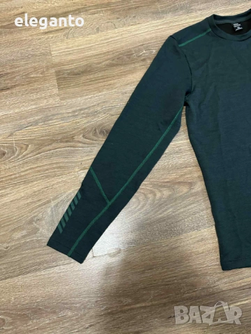 Мъжко ! Helly Hansen Warm Ice Crew  MERINO Wool baselayer , S размер, снимка 5 - Спортни дрехи, екипи - 53197500
