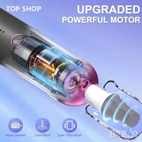 Нов Eletorot Педикюрен Сет за Дебели Нокти - 3 ч. Работа, 8 Приставки, снимка 5 - Тримери - 49956940