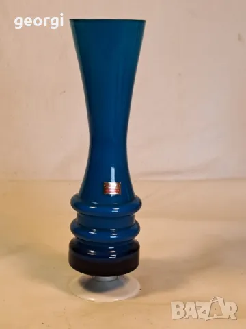 немска стъклена ваза Friedrich, снимка 2 - Вази - 49505229