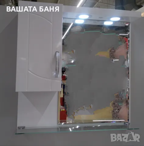 Промоция на нов ПВЦ шкаф с огледало  150.00лв