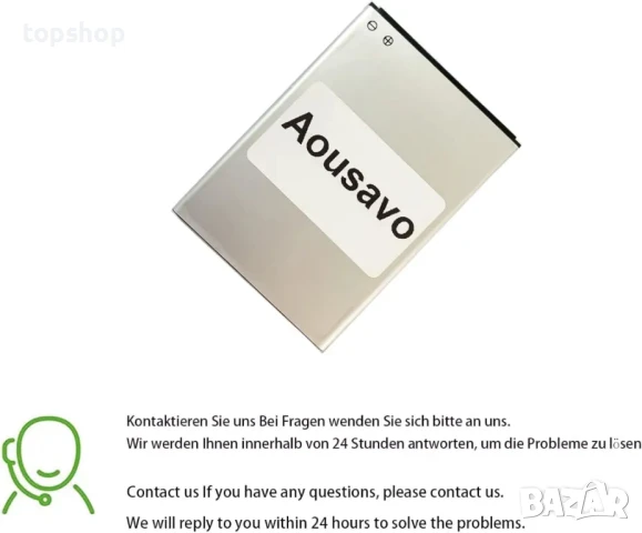 НОВА, тествана батерия Aousavo за смартфон Oukitel C5, C5 Pro, снимка 3 - Оригинални батерии - 50501446