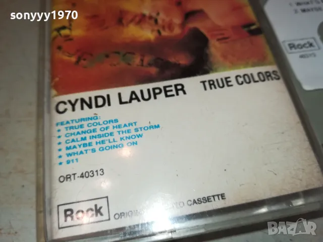 SYNDI LAUPER TRUE COLORS-ORIGINAL TAPE 2112240509, снимка 9 - Аудио касети - 48421414