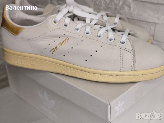Намалени! Кецове Adidas Stan Smith 999, 40 размер, естествена кожа,сиви, златни, снимка 13 - Кецове - 38089398