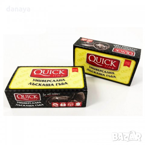 813 Лустро за обувки Quick Line универсална полираща гъба за обувки, снимка 2 - Други - 35319459