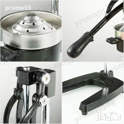 Чугунена Ръчна Цитрус Преса за Фреш Сокоизтисквачка за Цитруси, снимка 10 - Сокоизстисквачки и цитрус преси - 52596231