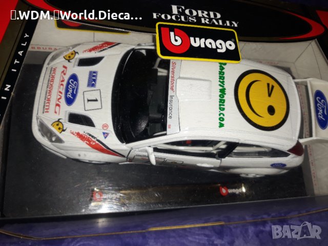 Ford Focus 1.24 Burago Made in Italy, снимка 12 - Колекции - 37377595