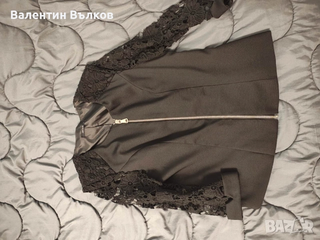 Черна женска блуза S, снимка 2 - Блузи с дълъг ръкав и пуловери - 52135715