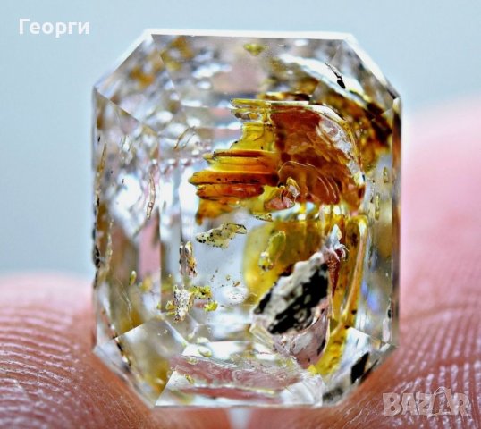 Уникален ултра рядък петролен кварц диамант, снимка 1 - Други - 39176999