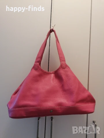 Изключителна дамска чанта от естествена кожа  Tommy Hilfiger