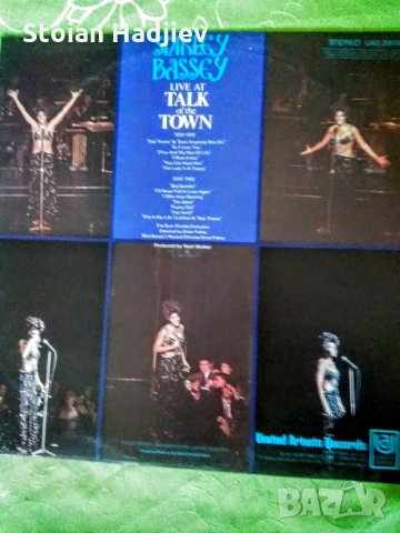 SHIRLEY BASSEY-live at Talk of the Town,LP, снимка 2 - Грамофонни плочи - 27016894