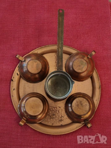 Комплект меден, бакърен сервиз. , снимка 2 - Сервизи - 50518385