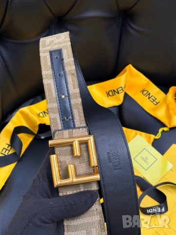 колани от естествена кожа в кутия, сертификат и противопрахова торбичка chanel fendi , снимка 8 - Колани - 51788630