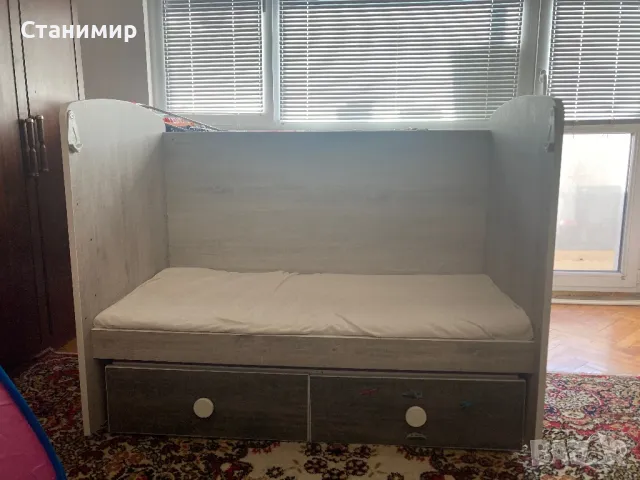 Бебешка кошарка с люлка, снимка 1