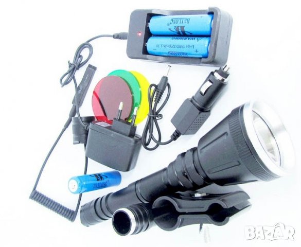 Метален фенер с три батерии BL-Q3888-T6, снимка 3 - Други - 33375148