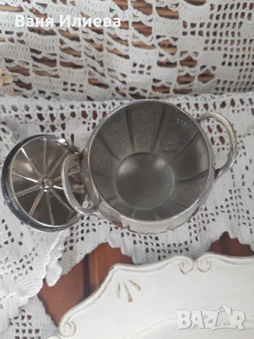 Чайник, захарничка и латиера , снимка 7 - Аксесоари за кухня - 48713880