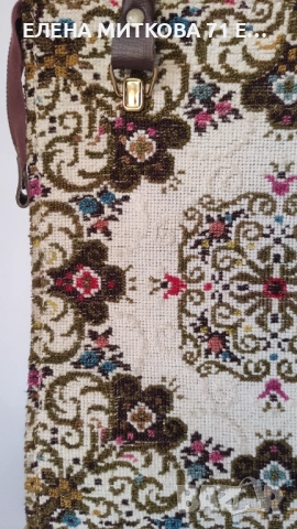 Шикозна дамска чанта ретро от 70-те години на миналия век, снимка 5 - Чанти - 52074938