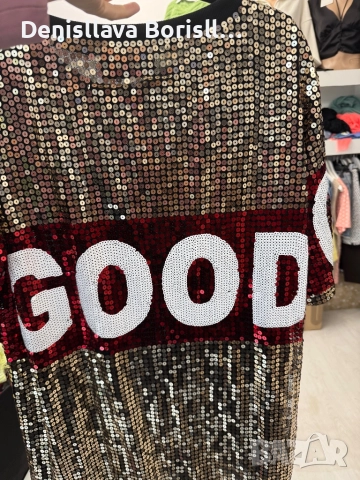 Рокля с паети, снимка 4 - Рокли - 52774007